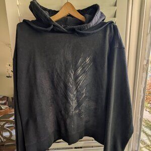 All Saints Feather Lo hooded sweatshirt